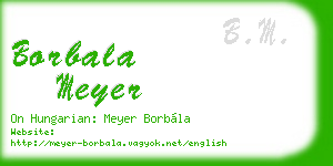 borbala meyer business card
